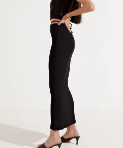 Peppermayo Jenner Midi Skirt - Black New & Most Loved