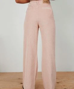 Afends Maisie Hemp Corduroy Flared Pant - Ash Pink 6 Afends Maisie Hemp Corduroy Flared Pant - Ash Pink