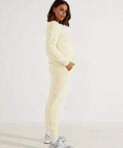 Peppermayo Pacifica Knit Jumper - Lemon Pastel