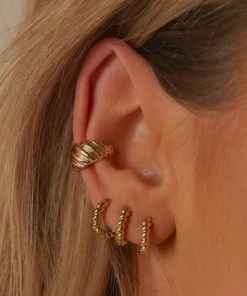 Peppermayo Set The Scene Earring Set - Gold