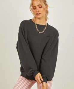 Levi's Melrose Slouchy Jumper - Caviar 8 Levi's Melrose Slouchy Jumper - Caviar