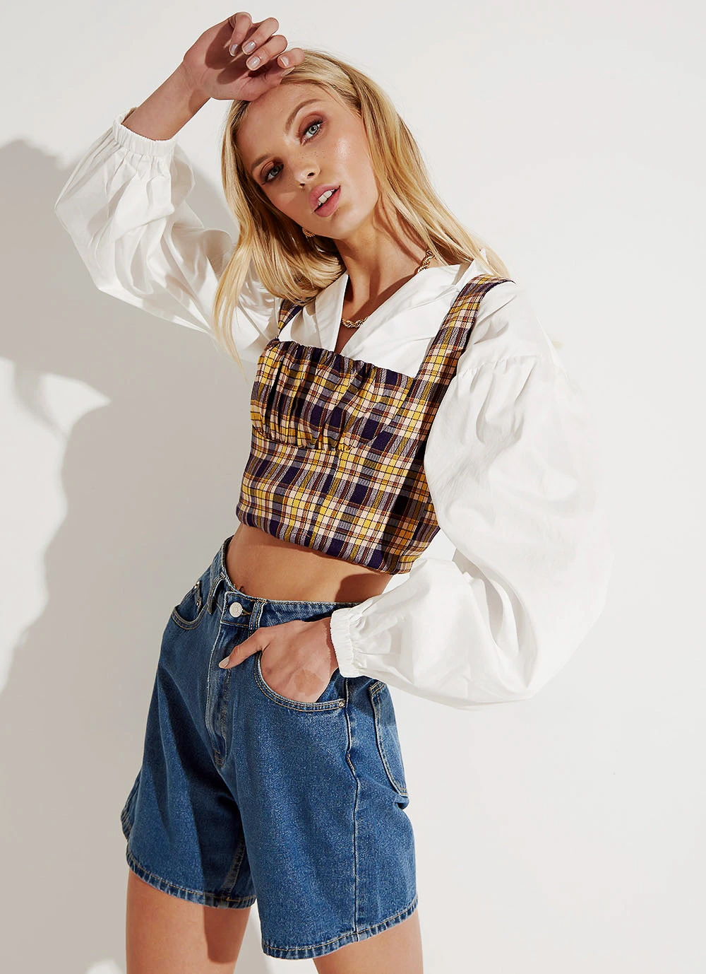 Peppermayo Mariposa Crop Top - Yellow 4 Peppermayo Mariposa Crop Top - Yellow