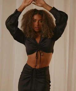 Peppermayo New & Most Loved Special Effects Crop Top - Black 8 Peppermayo New & Most Loved Special Effects Crop Top - Black