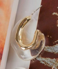 Peppermayo Moment In Time Earrings - White New & Most Loved