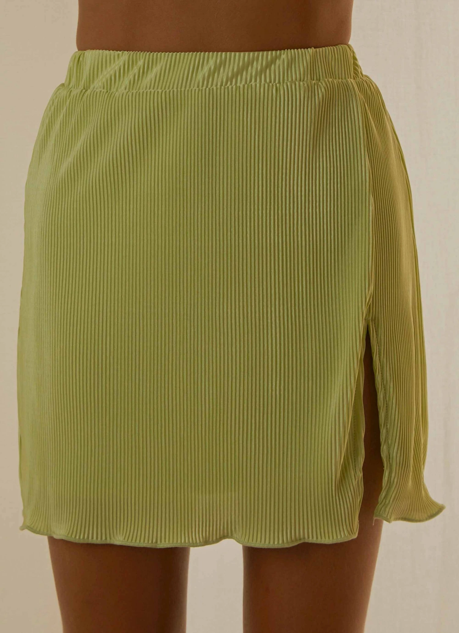 Peppermayo Exclusive Sunny Skies Mini Skirt - Lime Green Peppermayo Exclusive Sunny Skies Mini Skirt - Lime Green