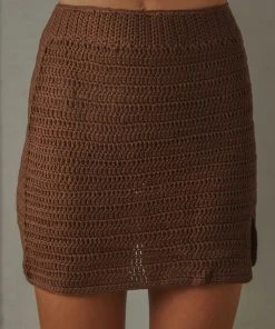 Peppermayo Exclusive Summer Style Crochet Skirt - Choc Brown 11 Peppermayo Exclusive Summer Style Crochet Skirt - Choc Brown