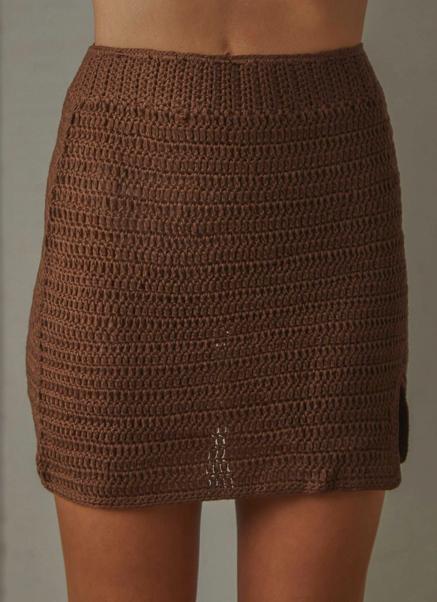 Peppermayo Exclusive Summer Style Crochet Skirt - Choc Brown 6 Peppermayo Exclusive Summer Style Crochet Skirt - Choc Brown