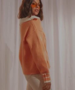 Peppermayo Country House Knit Sweater - Orange 10 Peppermayo Country House Knit Sweater - Orange