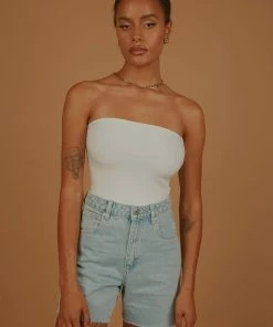 Peppermayo Exclusive Uptown Tube Top - White
