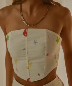 Peppermayo Exclusive New & Most Loved Fashion Flashback Bustier - 90s Motif