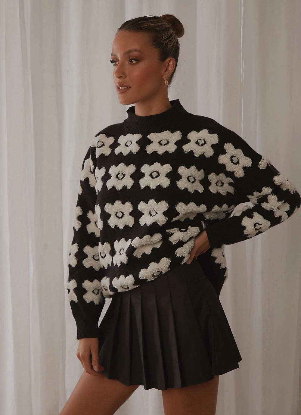 Peppermayo Her Game Pleated Mini Skirt - Black New & Most Loved 3 Peppermayo Her Game Pleated Mini Skirt - Black New & Most Loved