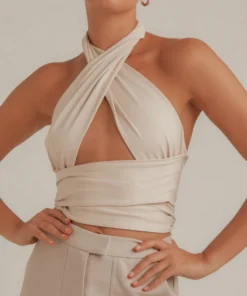 Peppermayo Emotions Crop Top - Ivory