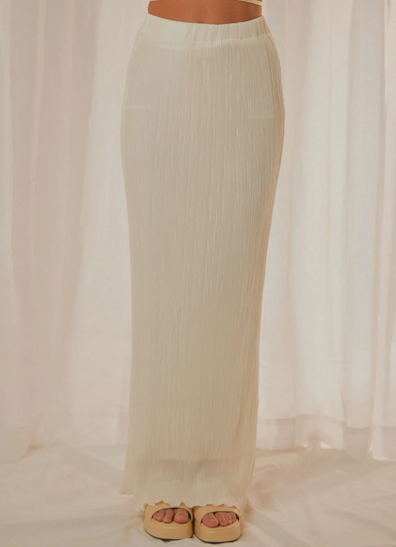 Peppermayo Exclusive Setting Sun Maxi Skirt - Ivory 5 Peppermayo Exclusive Setting Sun Maxi Skirt - Ivory