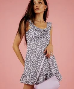 Peppermayo Lets Spring Mini Dress - Lavender New & Most Loved