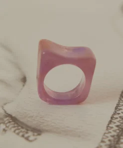 Peppermayo New Accessories Art House Resin Ring - Pink