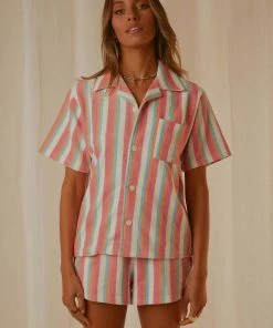 Peppermayo Exclusive Island Vibes Terry Shirt - Vintage Stripe New & Most Loved 9 Peppermayo Exclusive Island Vibes Terry Shirt - Vintage Stripe New & Most Loved