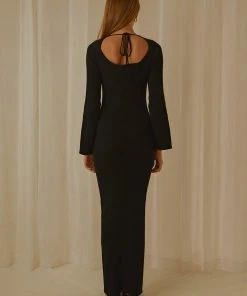 Peppermayo Exclusive New & Most Loved Tori Knit Maxi Dress - Black 12 Peppermayo Exclusive New & Most Loved Tori Knit Maxi Dress - Black