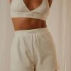 Peppermayo Exclusive PM Basic Organic Cotton Shorts - Ivory New & Most Loved
