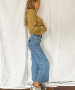 Abrand New & Most Loved A Street Aline Crop Jeans - Georgia