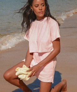 Peppermayo Exclusive Corsica Terry Tee - Pink New & Most Loved 17 Peppermayo Exclusive Corsica Terry Tee - Pink New & Most Loved