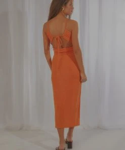 Peppermayo Exclusive Your Revolution Midi Dress - Orange 11 Peppermayo Exclusive Your Revolution Midi Dress - Orange