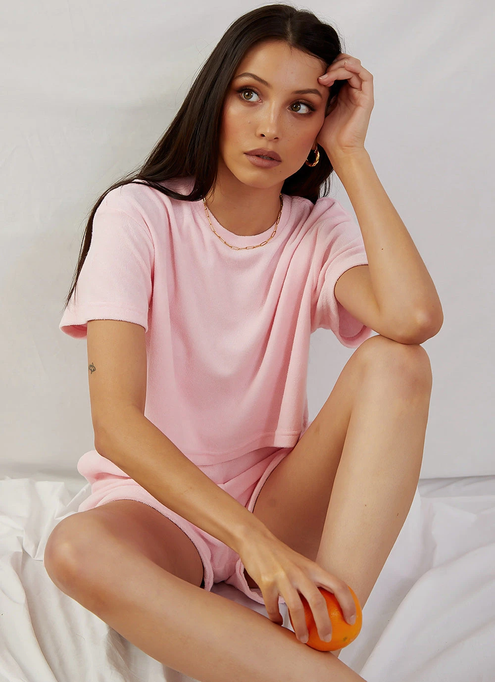 Peppermayo Exclusive Corsica Terry Tee - Pink New & Most Loved 4 Peppermayo Exclusive Corsica Terry Tee - Pink New & Most Loved