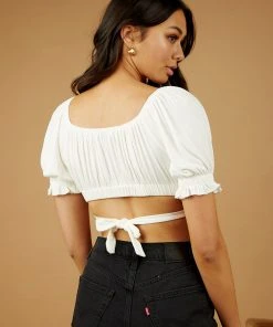 Peppermayo Bits & Pieces Crop - White New & Most Loved