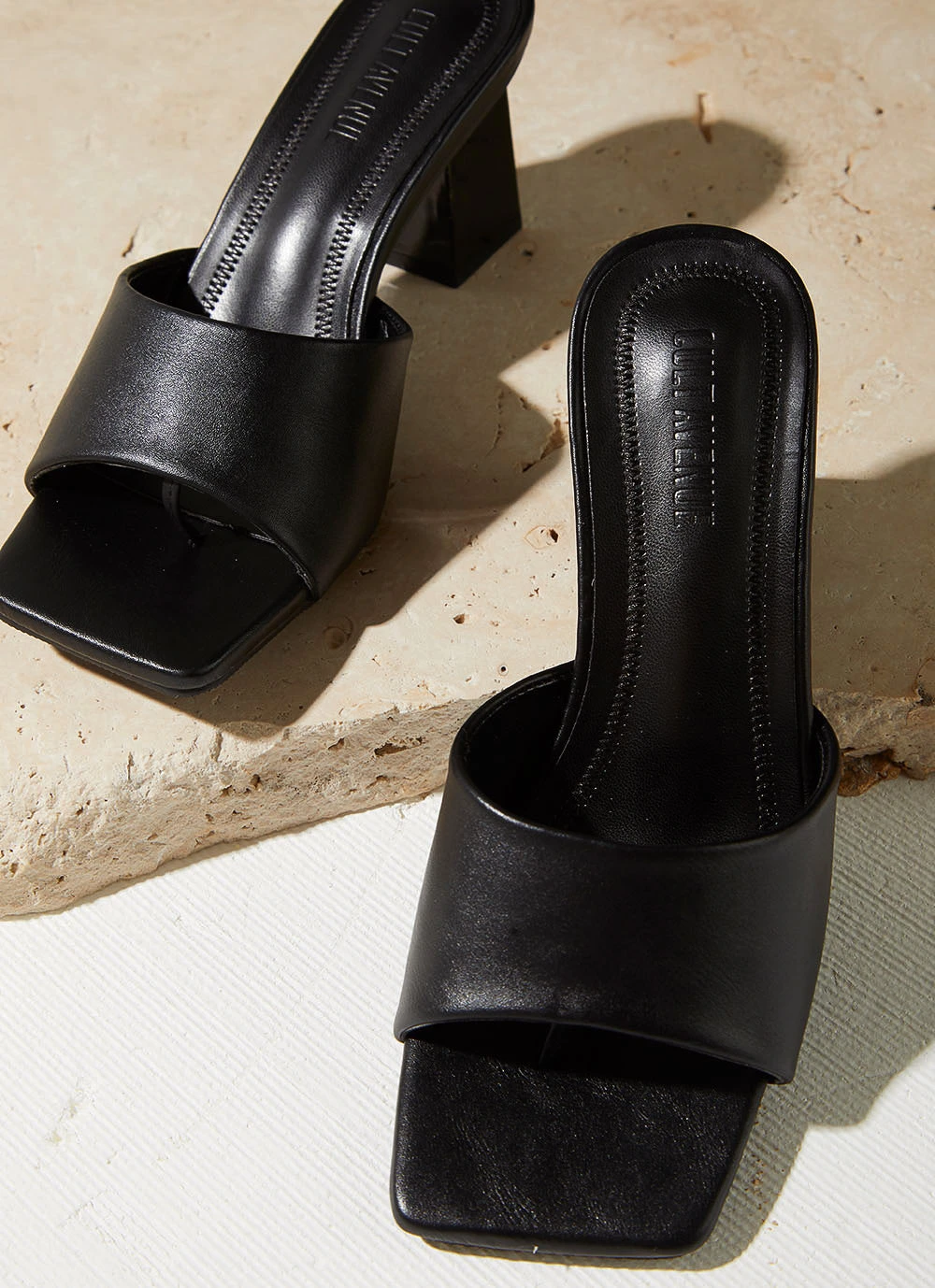 Cult Avenue Dixie Mule Heel - Black New & Most Loved 4 Cult Avenue Dixie Mule Heel - Black New & Most Loved