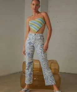 Peppermayo New & Most Loved Serena Pants - Blue Print