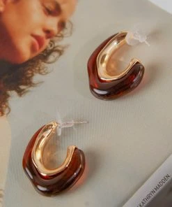 Peppermayo New & Most Loved Moment In Time Earrings - Brown 7 Peppermayo New & Most Loved Moment In Time Earrings - Brown