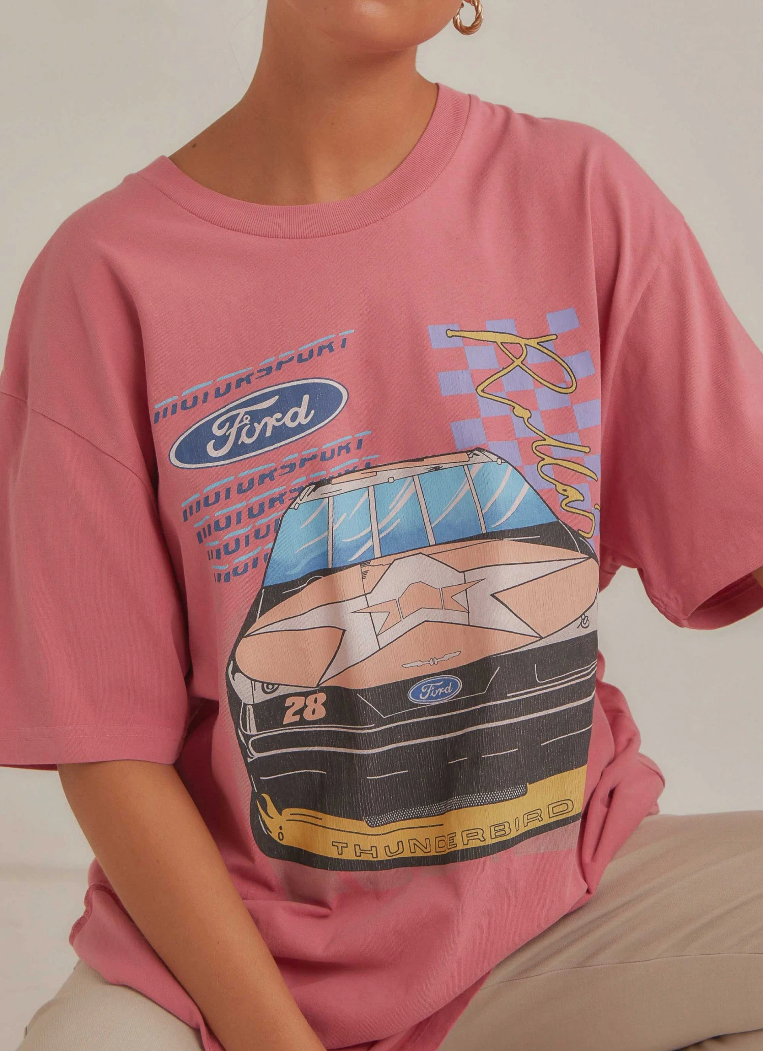Rolla's Ford Thunder Tee - Pink 4 Rolla's Ford Thunder Tee - Pink