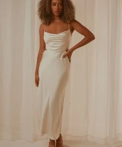 Peppermayo New & Most Loved Believe In Me Midi Dress - Ivory