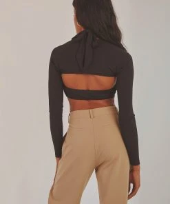 Peppermayo Ariella Crop Top - Black New Tops 7 Peppermayo Ariella Crop Top - Black New Tops