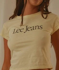 Lee New & Most Loved 90s Baby Tee - Lemon Icing