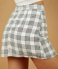 Peppermayo Peppin Skirt - Black Check New & Most Loved