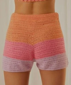 Peppermayo Exclusive New & Most Loved Sunburst Crochet Shorts - Pink 11 Peppermayo Exclusive New & Most Loved Sunburst Crochet Shorts - Pink
