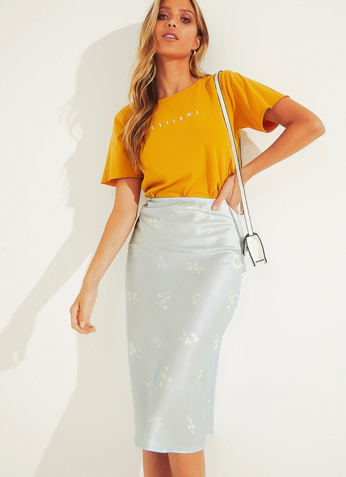 Peppermayo New Bottoms Verona Skirt - Blue 3 Peppermayo New Bottoms Verona Skirt - Blue