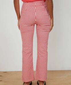 Peppermayo California Living Pants - Red Check