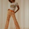 Peppermayo Exclusive Ma Belle Pants - Orange Wave 2 Peppermayo Exclusive Ma Belle Pants - Orange Wave