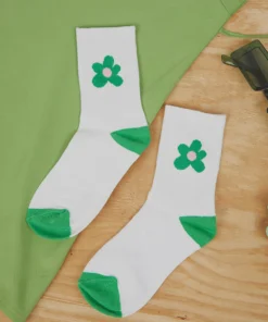 Peppermayo Flower Sock - Green New Accessories