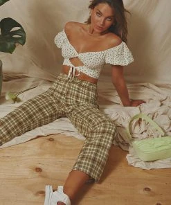 Peppermayo New & Most Loved Holiday Feels Crop - Yellow Floral