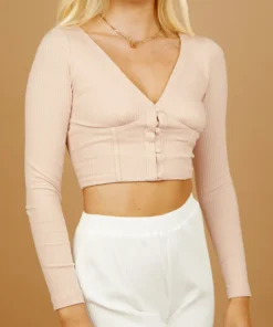 Peppermayo On The Town Top - Light Beige