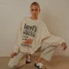 Levi's New & Most Loved Graphic Prism Crew - Undyed Greige 1 Levi's New & Most Loved Graphic Prism Crew - Undyed Greige