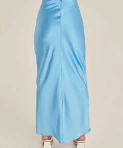 Riley Hubatka X Peppermayo Mondello Maxi Skirt - Azure