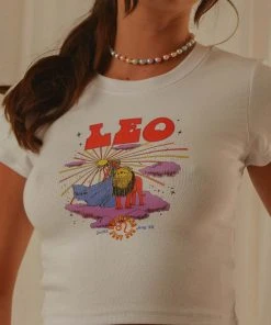 Wrangler New & Most Loved Leo Baby Tee - White 6 Wrangler New & Most Loved Leo Baby Tee - White