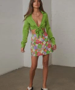 Peppermayo Exclusive Sahara Tie Top - Lime 10 Peppermayo Exclusive Sahara Tie Top - Lime