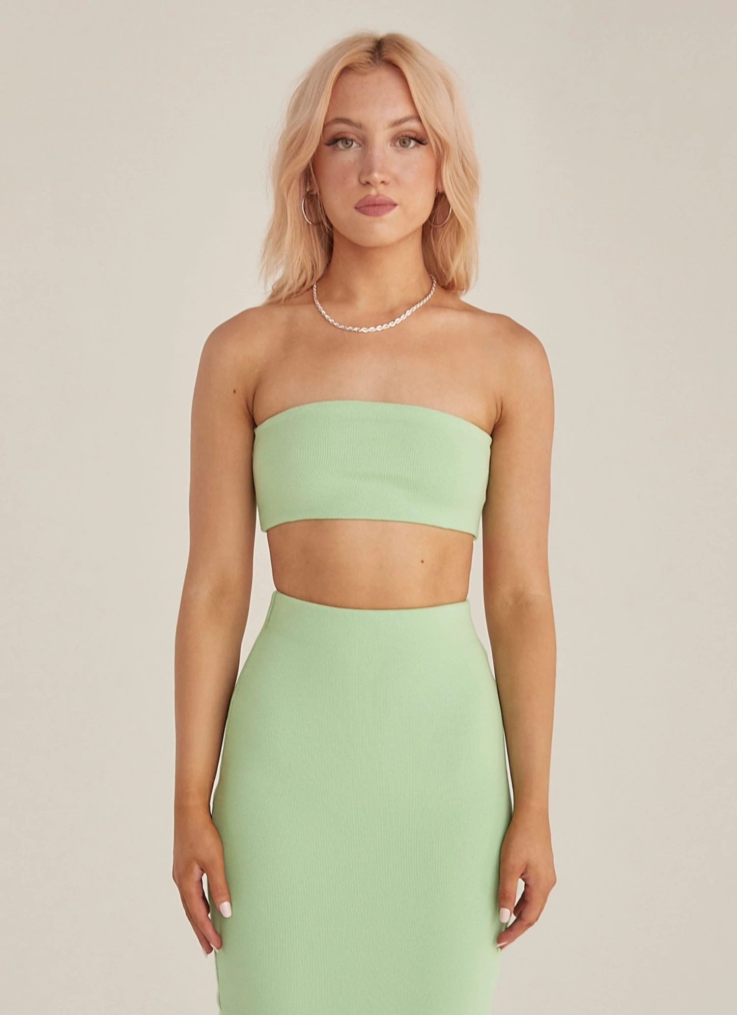 Riley Hubatka X Peppermayo New & Most Loved Sun Seeker Crop Top - Sage Riley Hubatka X Peppermayo New & Most Loved Sun Seeker Crop Top - Sage