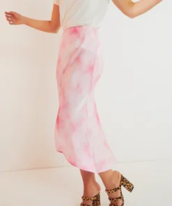 Peppermayo Exclusive West Village Skirt - Pink Tie Dye Bottoms