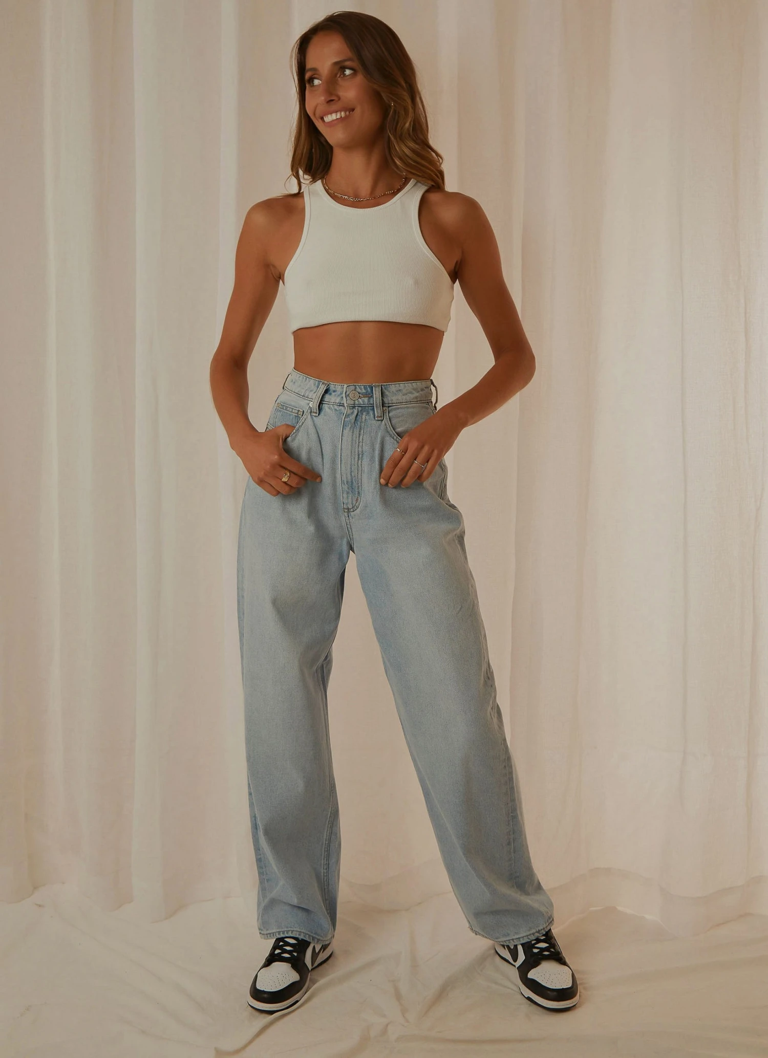 Peppermayo Exclusive Alfie Crop Singlet - White New & Most Loved 4 Peppermayo Exclusive Alfie Crop Singlet - White New & Most Loved