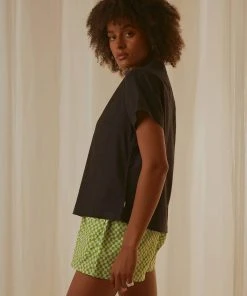 Afends Mood Hemp Short Sleeve Short - Black 6 Afends Mood Hemp Short Sleeve Short - Black